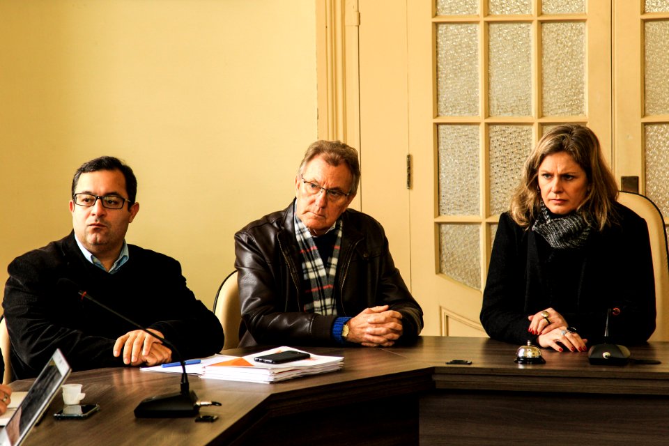 27.07.2018 - Prefeita Paula Mascarenhas e o vice Idemar Barz durante reunião com o Reunião com Conselho Municipal de Saúde - Foto: Gustavo Vara