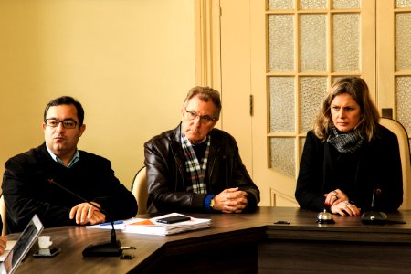 27.07.2018 - Prefeita Paula Mascarenhas e o vice Idemar Barz durante reunião com o Reunião com Conselho Municipal de Saúde - Foto: Gustavo Vara