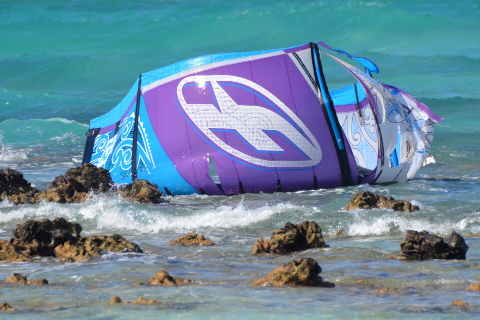 Sailing weather cloth kitesurfing