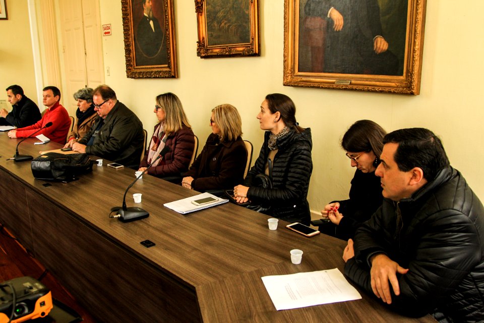 27.07.2018 - Prefeita Paula Mascarenhas e o vice Idemar Barz durante reunião com o Reunião com Conselho Municipal de Saúde - Foto: Gustavo Vara