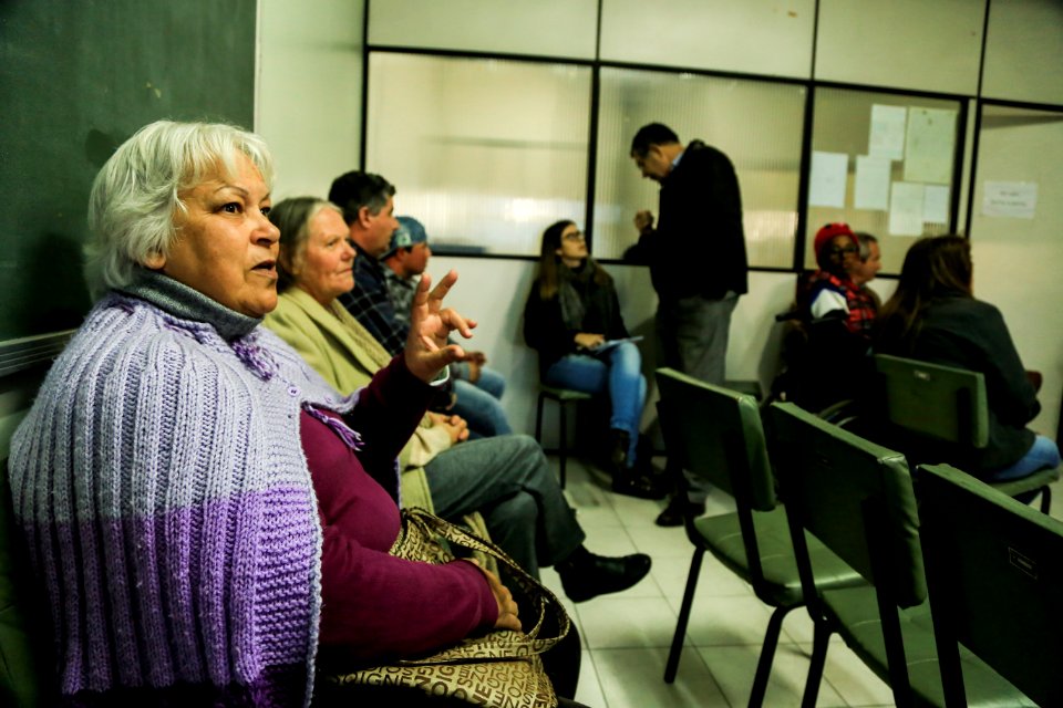 10.07.2018 - Consulta sobre o Plano de Mobilidade Urbana de Pelotas com idosos e cadeirantes - Foto: Gustavo Vara
