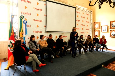 03.07.2018 - Prefeita Paula Mascarenhas durante lançamento das Metodologias Conte Comigo e ACT – Criando Crianças Seguras e do Estudo PIÁ – UFPEL - Foto: Gustavo Vara