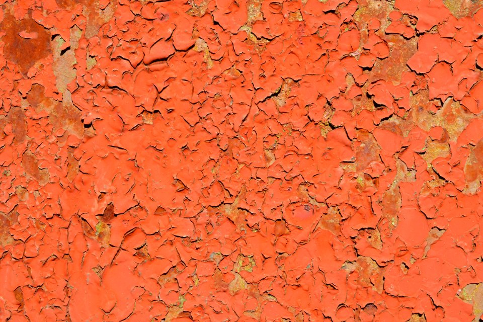 sheet with rust stains
