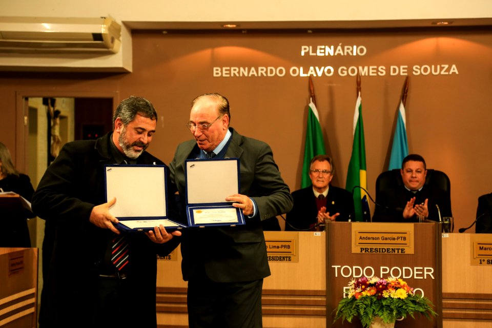 09.07.2018 - Prefeito em exercício Idemar Barz prestigia a Sessão Solene alusiva aos 206 anos da Cidade de Pelotas - Foto: Gustavo Vara