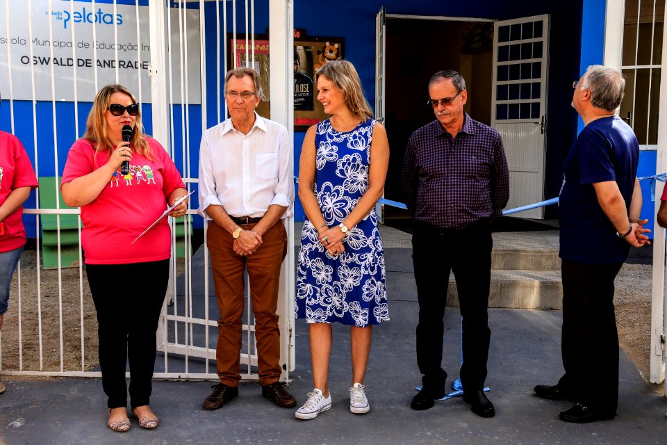 10.04.2018 -  Entrega da reforma e ampliação da Escola de Educação Infantil Oswald de Andrade - Foto: Gustavo Vara
