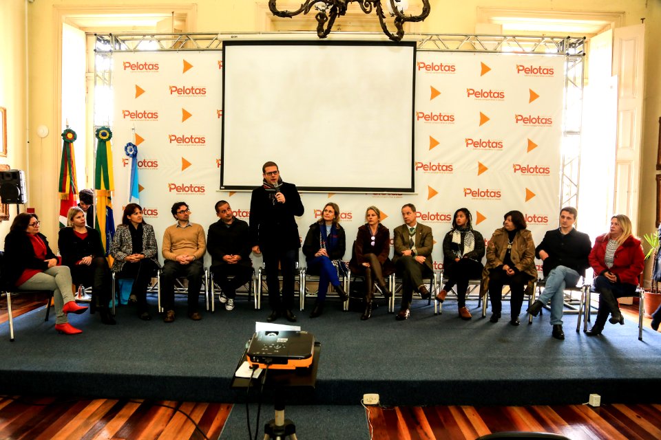 03.07.2018 - Prefeita Paula Mascarenhas durante lançamento das Metodologias Conte Comigo e ACT – Criando Crianças Seguras e do Estudo PIÁ – UFPEL - Foto: Gustavo Vara