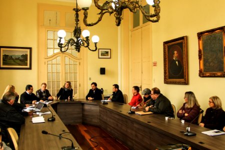 27.07.2018 - Prefeita Paula Mascarenhas e o vice Idemar Barz durante reunião com o Reunião com Conselho Municipal de Saúde - Foto: Gustavo Vara
