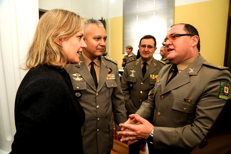 21.08.2018 - Prefeita Paula Mascarenhas na cerimônia solenidade de passagem de Comando do CRPO Sul ao Tenente Coronel Márcio Roberto Galdino  - Foto: Gustavo Vara