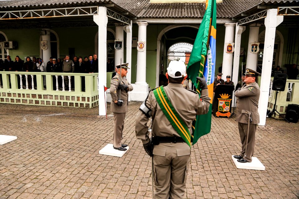 21.08.2018 - Prefeita Paula Mascarenhas na cerimônia solenidade de passagem de Comando do CRPO Sul ao Tenente Coronel Márcio Roberto Galdino  - Foto: Gustavo Vara
