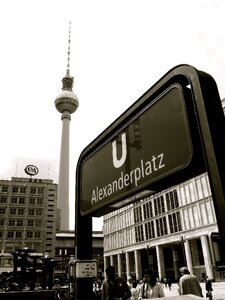 Urban alexanderplatz tourism photo