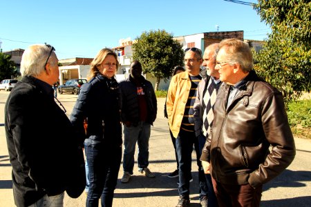 23.05.2018 - Prefeita Paula Mascarenhas e o vice Idemar Barz durante vistoria das obras nas ruas Afonso Pena, Paulo Guilayn e Santo Michelon no Fragata - Foto: Gustavo Vara