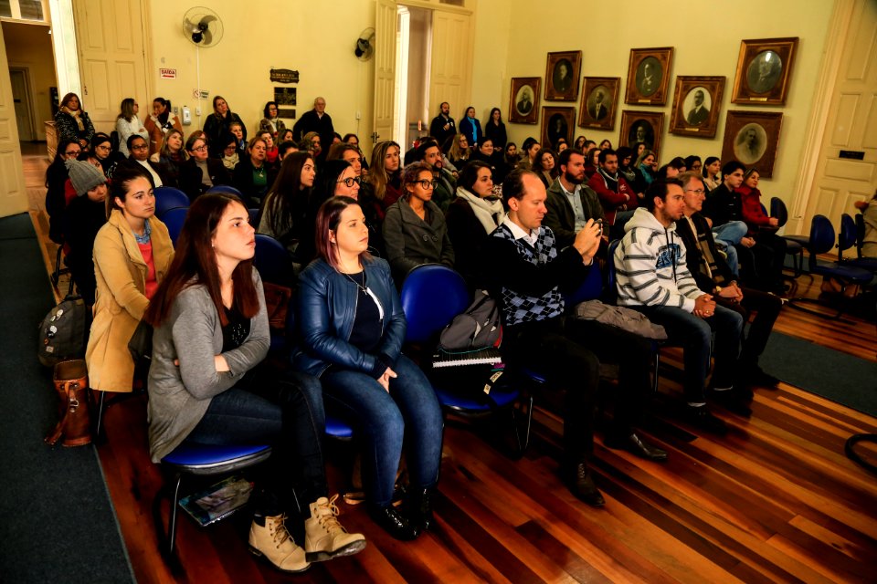 03.07.2018 - Prefeita Paula Mascarenhas durante lançamento das Metodologias Conte Comigo e ACT – Criando Crianças Seguras e do Estudo PIÁ – UFPEL - Foto: Gustavo Vara