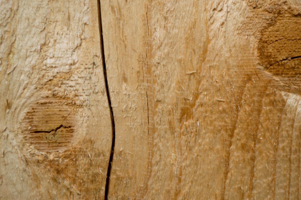 Cracked wood