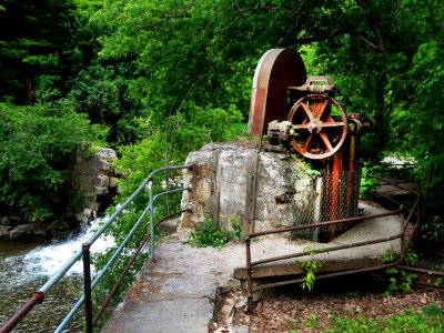 Ruins of Seneca Paper Mill, built 1884