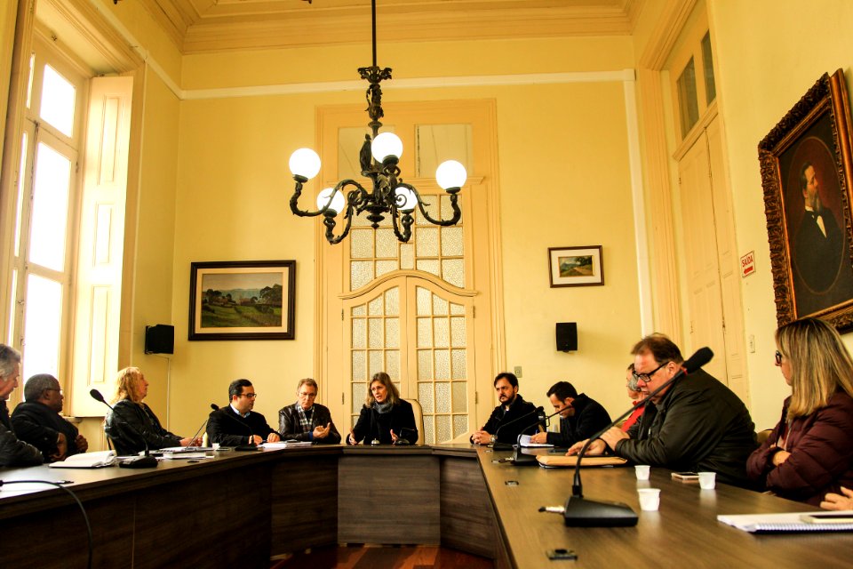 27.07.2018 - Prefeita Paula Mascarenhas e o vice Idemar Barz durante reunião com o Reunião com Conselho Municipal de Saúde - Foto: Gustavo Vara