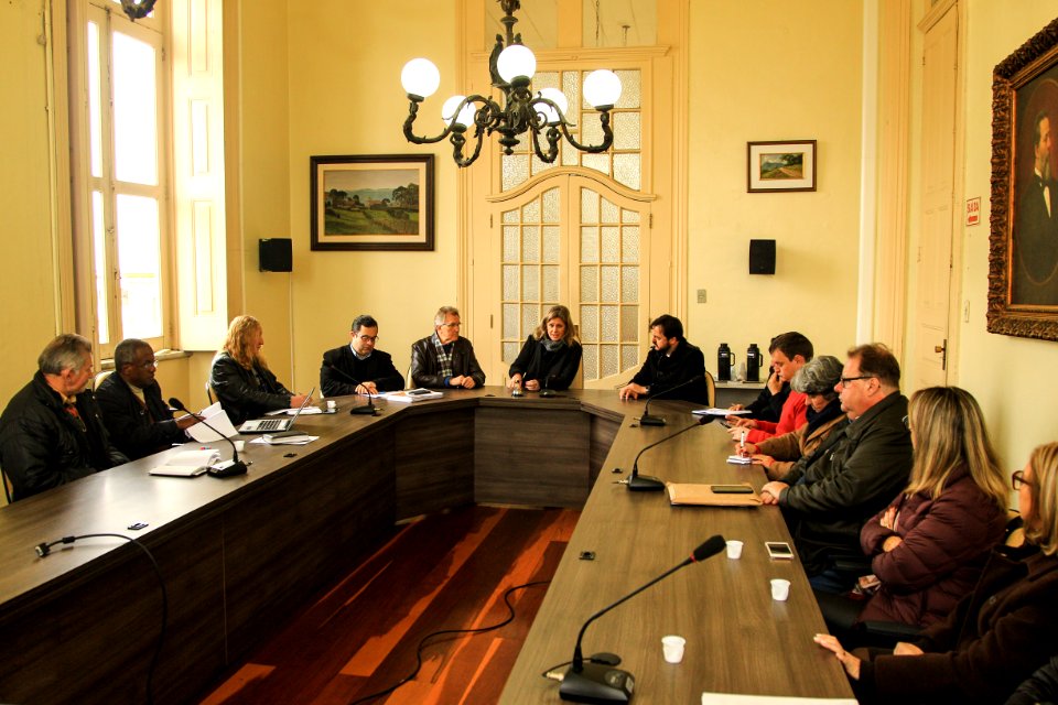 27.07.2018 - Prefeita Paula Mascarenhas e o vice Idemar Barz durante reunião com o Reunião com Conselho Municipal de Saúde - Foto: Gustavo Vara