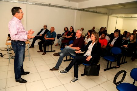 09.05.2018 - Prefeita Paula Mascarenhas na cerimônia de oficialização do Fórum de Acompanhamento do Plano de Mobilidade, na Secretaria de Gestão da Cidade e Mobilidade Urbana - Foto: Gustavo Vara