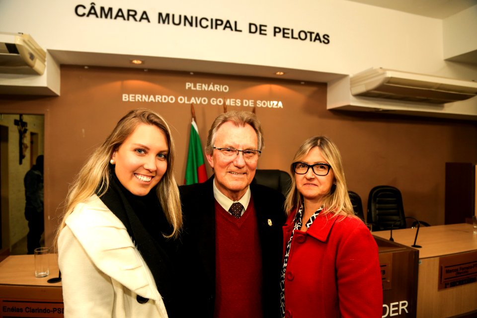 09.07.2018 - Prefeito em exercício Idemar Barz prestigia a Sessão Solene alusiva aos 206 anos da Cidade de Pelotas - Foto: Gustavo Vara