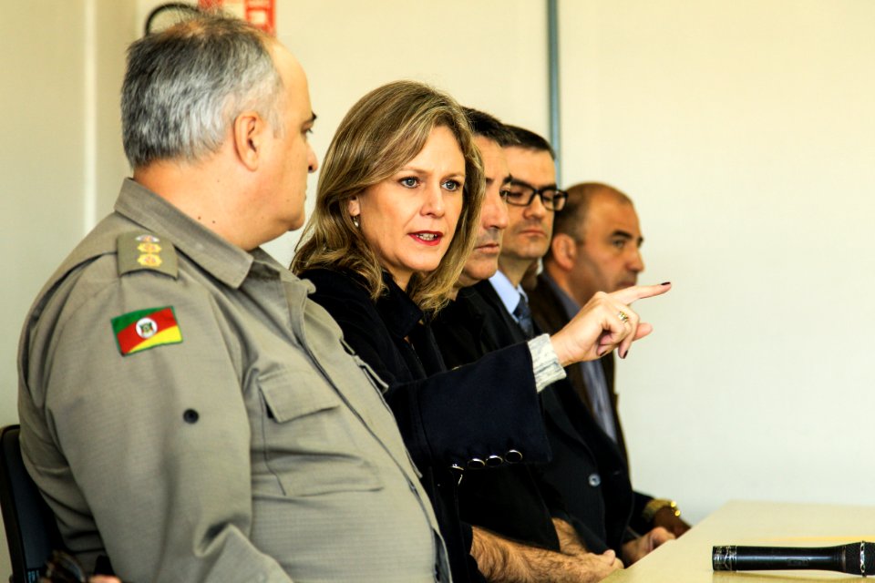 17.05.2018 - Prefeita Paula Mascarenhas em coletiva de imprensa para apresentação dos dados da segurança pública no primeiro quadrimestre de 2018 - Foto: Gustavo Vara