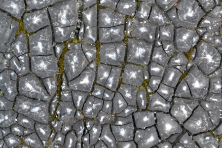 cracked bitumen photo