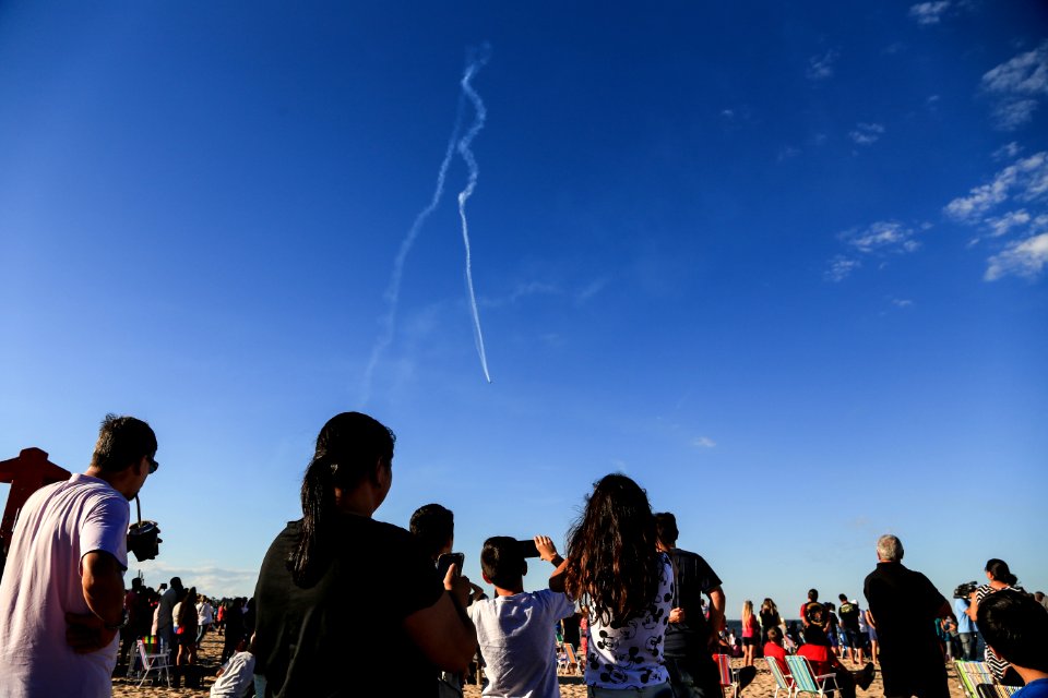 18.04.2018 - Apresentação da Esquadrilha da Fumaça em comemoração aos 100 anos do 9ª Batalhão de Infantaria Motorizada em Pelotas e pela passagem do Dia do Exército - Foto: Gustavo Vara