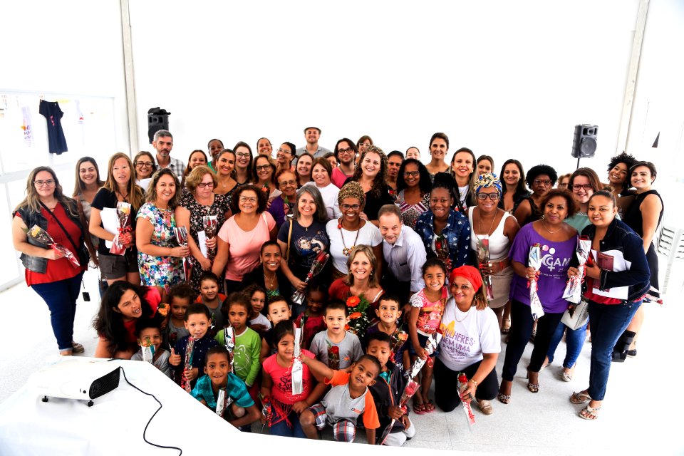 06.03.2018 -Prefeita Paula Mascarenhas  durante abertura da semana da Mulher no CEU Dunas - Foto: Gustavo Vara