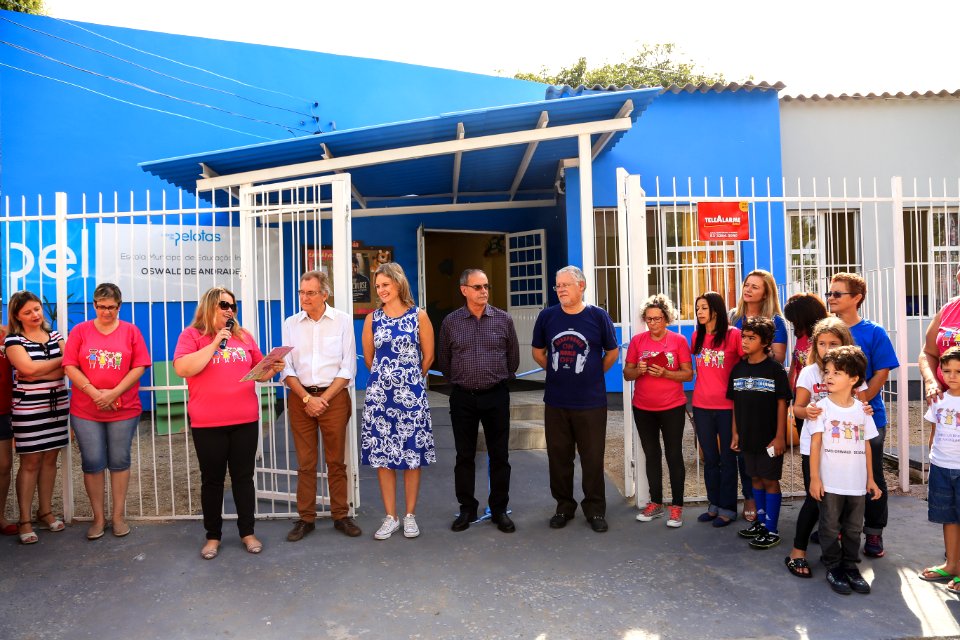 10.04.2018 -  Entrega da reforma e ampliação da Escola de Educação Infantil Oswald de Andrade - Foto: Gustavo Vara