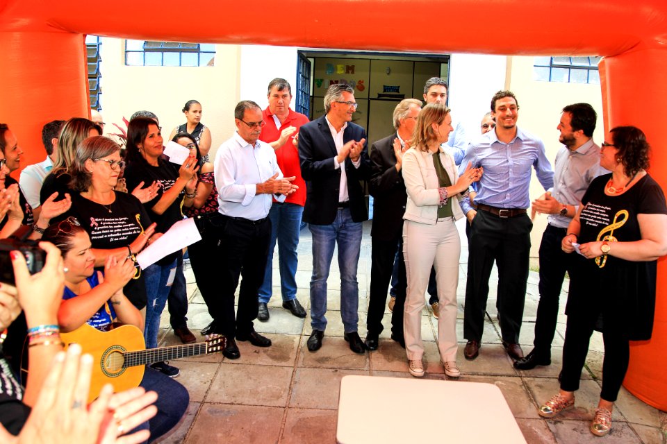 02.04.2018 - Prefeita Paula Mascarenhas e o vice Idemar Barz durante inauguração do novo Centro de Autismo Dr. Danilo Rolim de Moura - Foto: Gustavo Vara