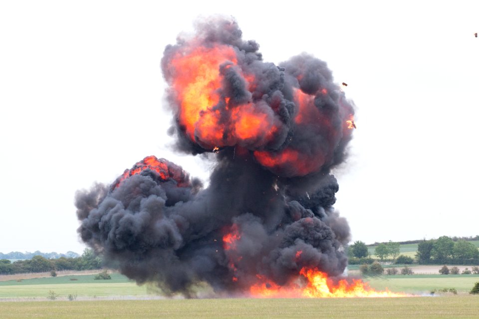 Explosion/Pyro - Duxford May Airshow 2019