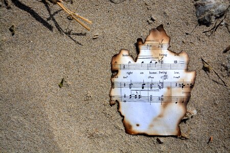 Music chime note photo