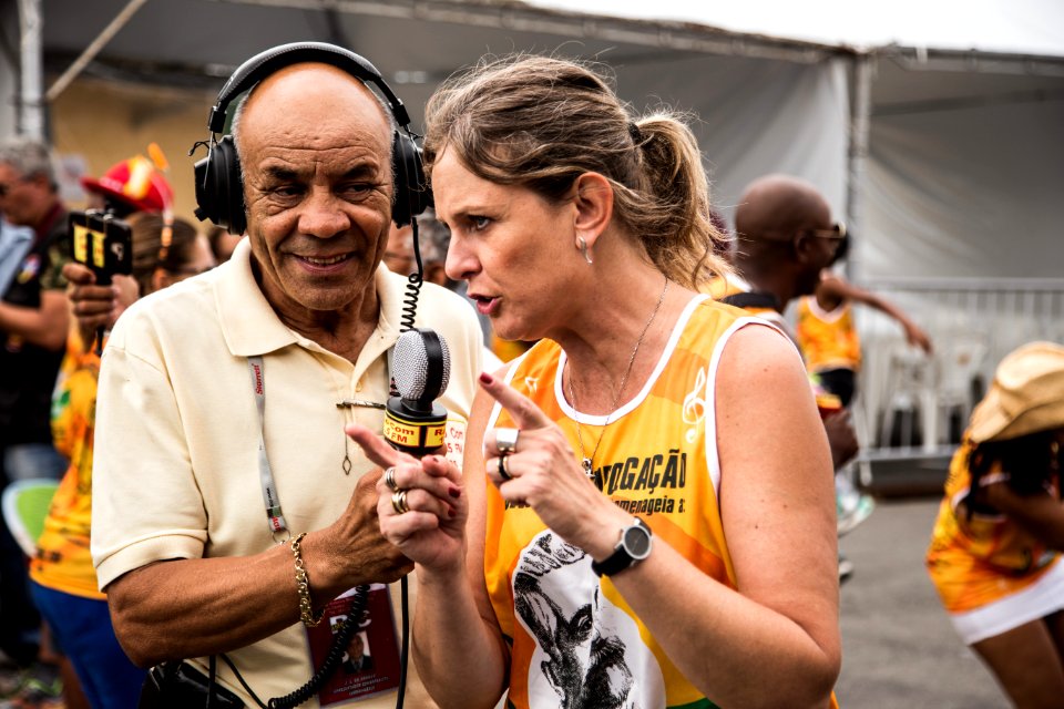10.02.2018 - Prefeita Paula Mascarenhas e o vice Idemar Barz durante o primeiro dia do Carnaval 2018 - Foto: Gustavo Vara