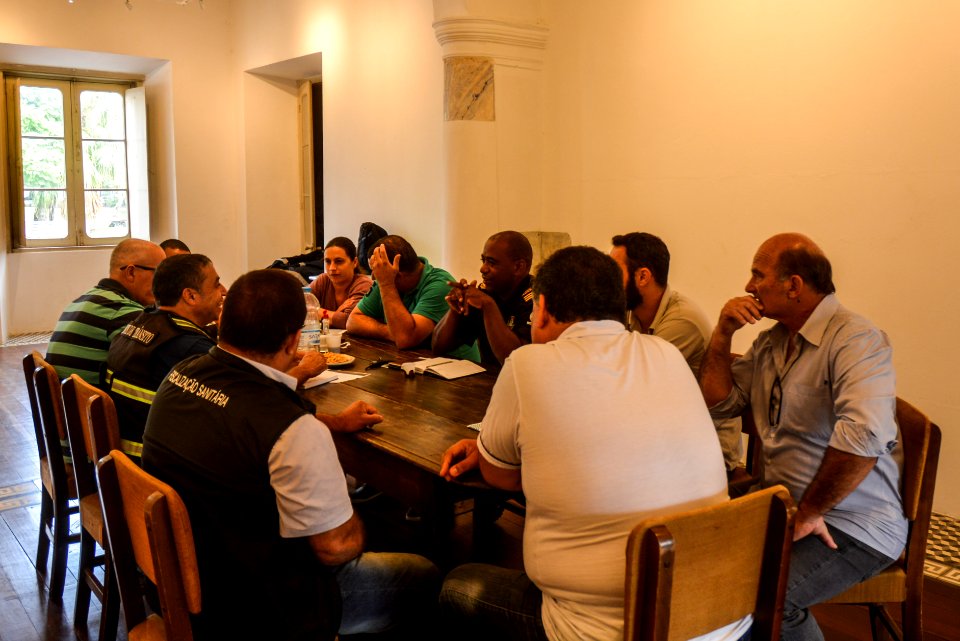 18.01.2018 - Reunião sobre fiscalização e segurança na Festa de Iemanjá no Balneário dos Prazeres