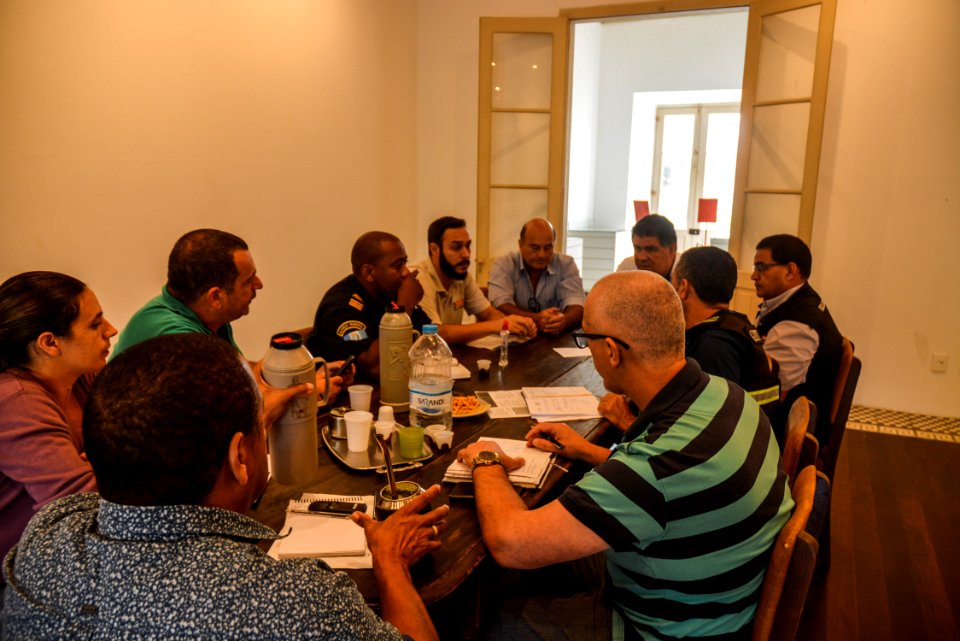18.01.2018 - Reunião sobre fiscalização e segurança na Festa de Iemanjá no Balneário dos Prazeres
