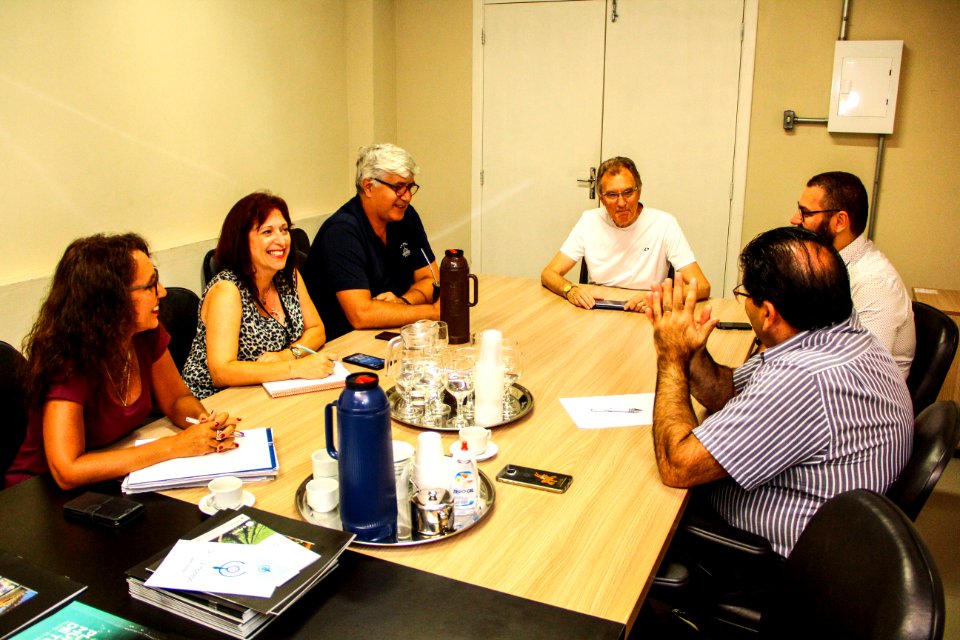11.01.2018 - Vice-prefeito Idemar Barz na reunião sobre Inter Regional: fase do Enart 2018 em Pelotas