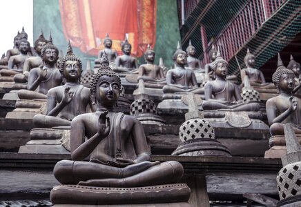 Religion bhuddism gray buddha