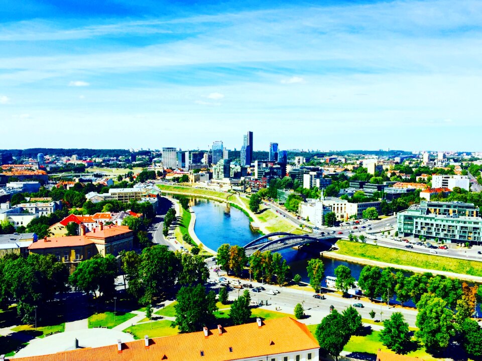 Town downtown urban