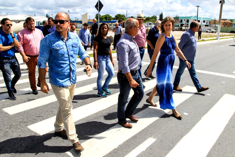 30.01.2018 - Prefeita Paula Mascarenhas durante entrega da Avenida Viscondessa da Graça e da rua Saturnino de Brito - Foto: Gustavo Vara
