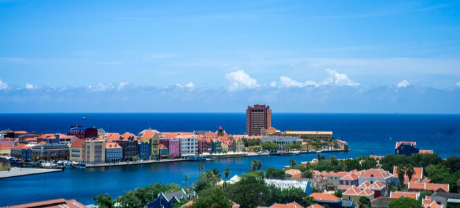 Caribbean dutch city photo