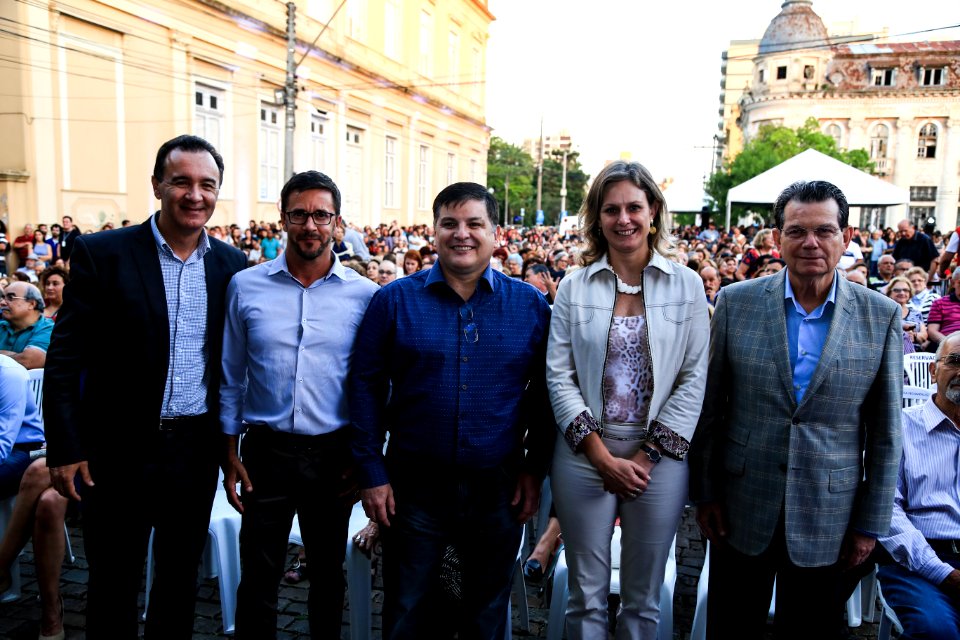 26.01.2018 - Prefeita Paula Mascarenhas durante o encerramento do Festival SESC de Música - Foto: Gustavo Vara