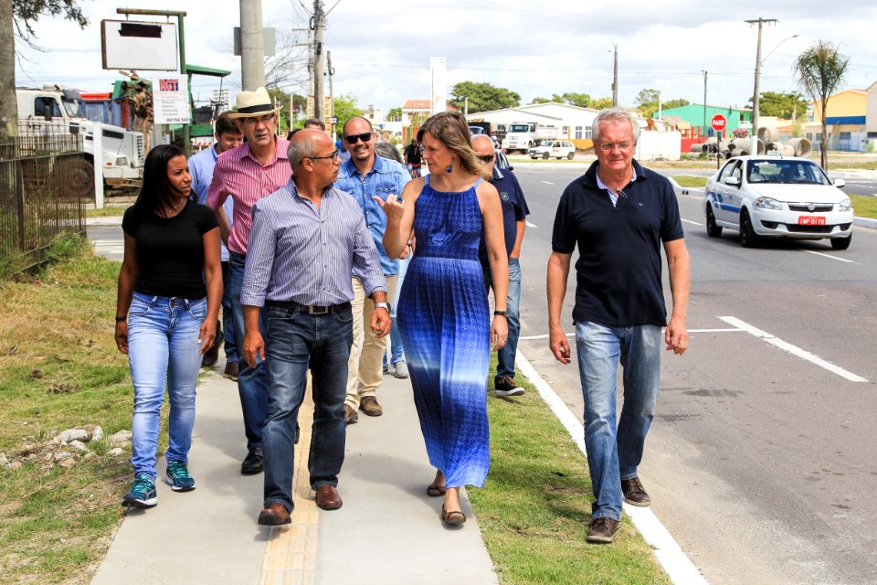 30.01.2018 - Prefeita Paula Mascarenhas durante entrega da Avenida Viscondessa da Graça e da rua Saturnino de Brito - Foto: Gustavo Vara