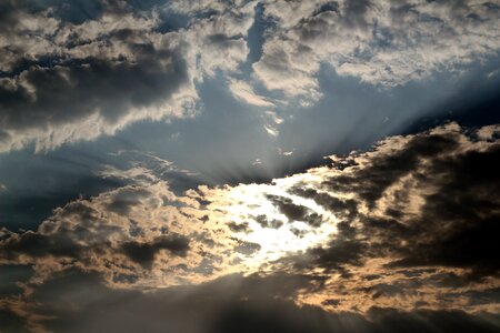 Clouds colorful deep
