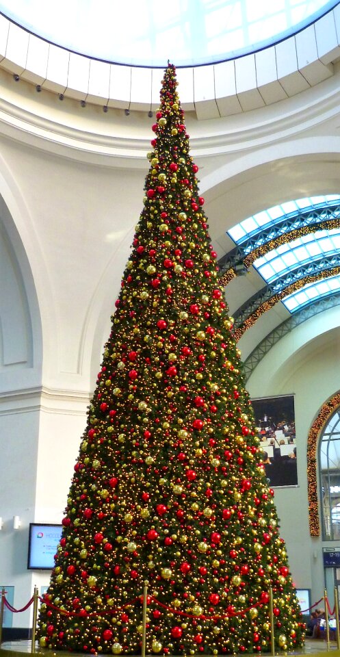 Glaskugeln tree festive