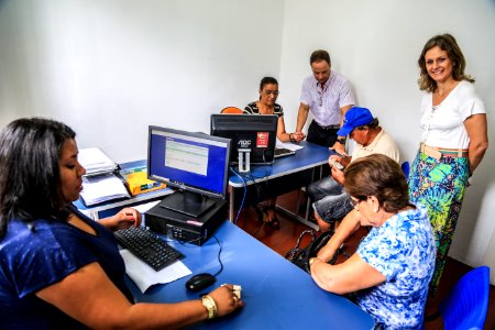 17.01.2018 - Prefeita Paula Mascarenhas na entrega da descentralização do Cadastro Único das Três Vendas