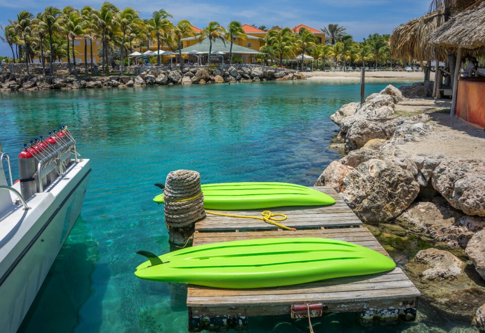 Tropical water beach