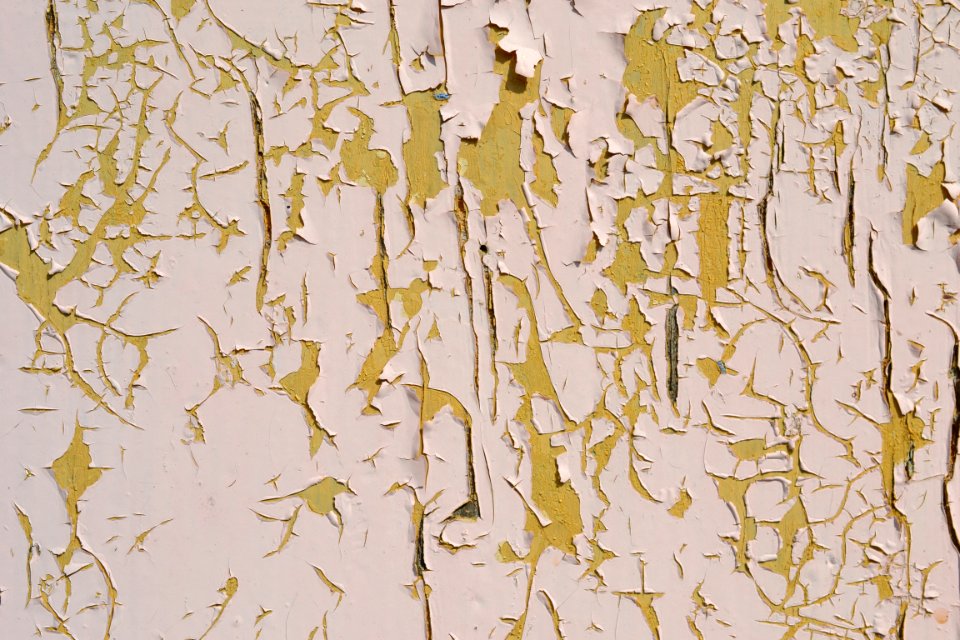 Cracked paint