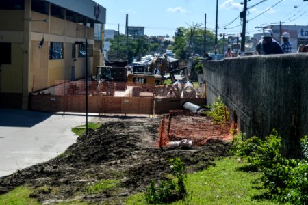 01.11.2017 - Obras da ETA São Gonçalo na rua Marechal Floriano