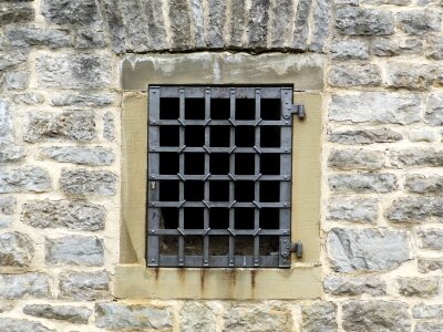 Window grilles masonry old