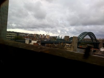 Journey home - Newcastle from train photo