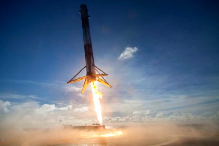 Falcon 9 landing photo