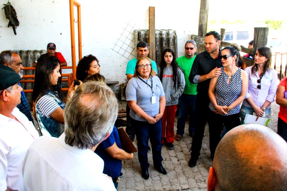 14.11.2017 - Vice-prefeito Idemar Barz no evento de doação de cavalos da Hospedaria Municipal